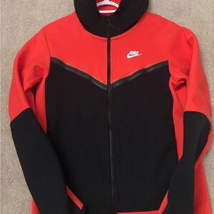 Nike Black and Red Sports Jacket